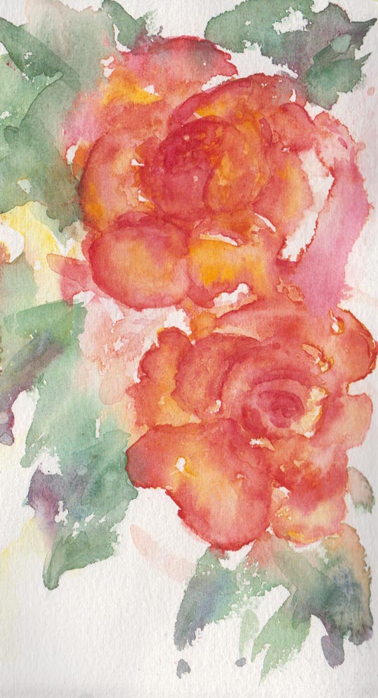 Loose Roses (Watercolour)