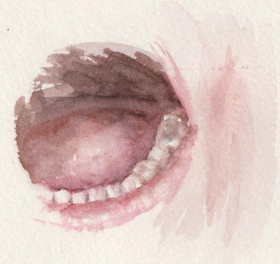 Teeth (Watercolour Sketch)